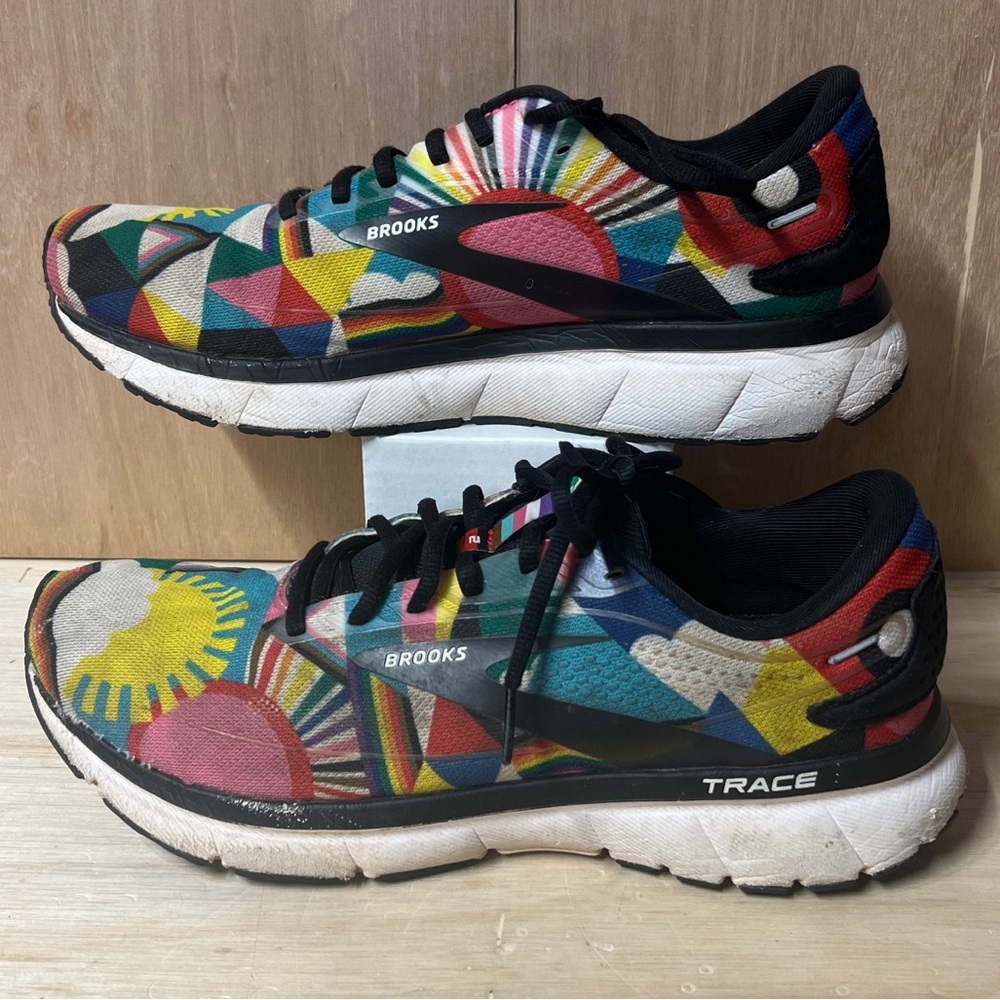 Brooks Men's Trace 2 Running Shoes Multicolor Size 11 D Limited Edition